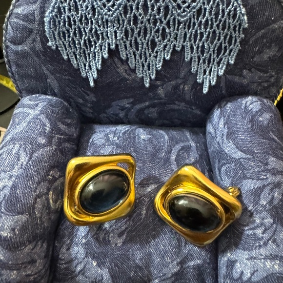 Rare Vtg Yves Saint Laurent Earrings - Picture 2 of 4